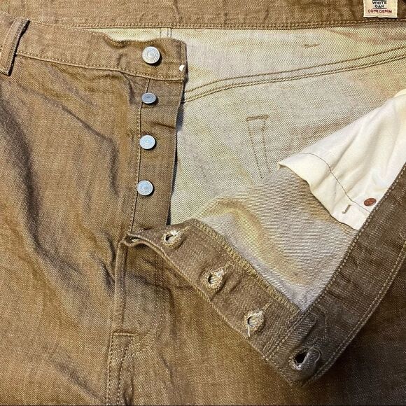 Rare Levi’s White Oak Cone Denim Red Tab 501 Jeans (44 x 26) - Picture 6 of 10